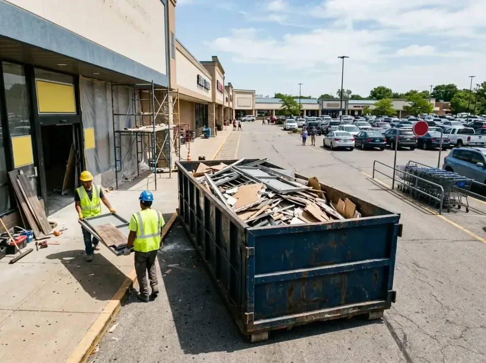 retail-store-renovation-debris-003 — frequently asked questions, Roll-off Dumpster Rentals in The Woodlands, TX